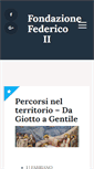 Mobile Screenshot of fondazionefedericosecondo.it